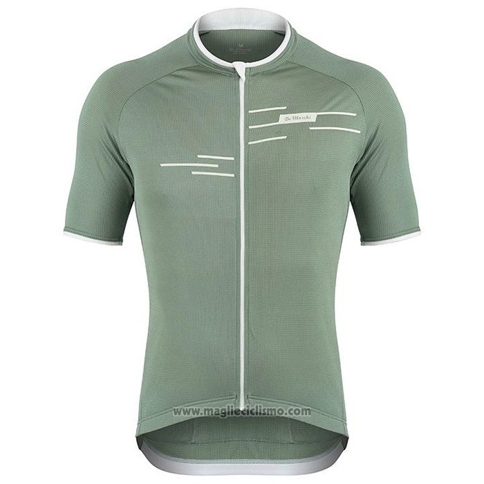 2020 Abbigliamento Ciclismo De Marchi Chiaro Verde Manica Corta e Salopette